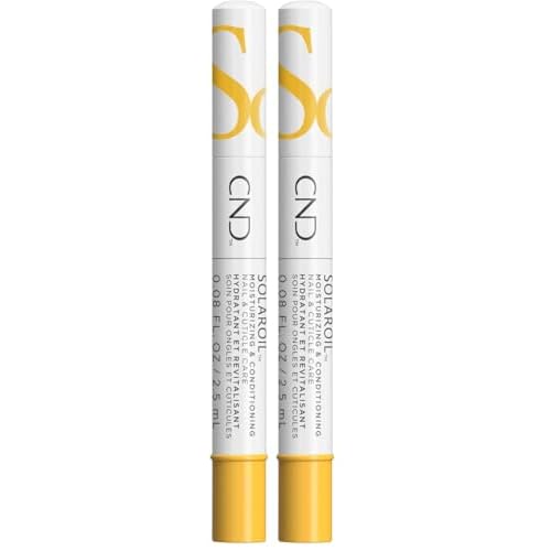 CND SolarOil & RescueRXx, Cuticle Oil Pen, Keratin Nail Treatment Pen, On-the-Go, Travel-Sized