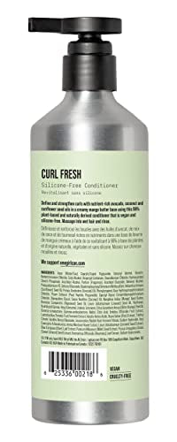 AG Care Curl Fresh Hydrating Shampoo with Pea & Rice Amino Acids - New Collection, 12 Fl Oz