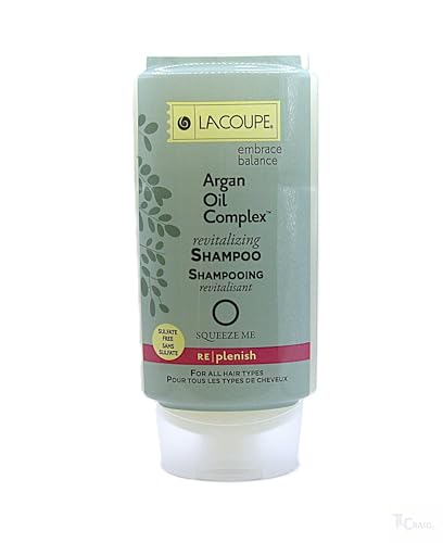 LACOUPE Revitalizing Argan Oil Shampoo for Hair Repair & Shine