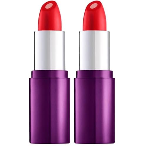 COVERGIRL Simply Ageless Moisture Renew Core Lipstick, Devoted Red, Pack of 2