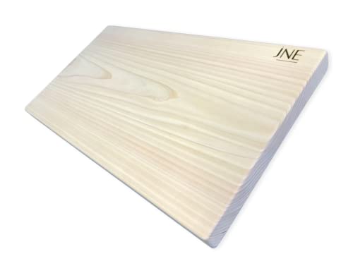 Hinoki Cypress Reversible Cutting Board 17.3" x 9.5" x 1" - Wooden Chopping & Serving Board, No Joint or Glue, Solid Japanese Cypress, Perfect Gift