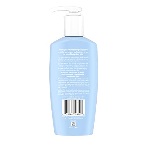 Neutrogena Fresh Foaming Gentle Daily Facial Cleanser & Makeup Remover 6.7 Fl Oz