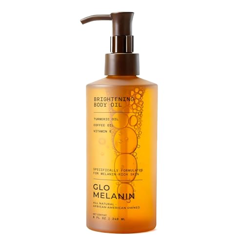 Melanin Brightening Body Oil with Vitamin C & Turmeric – Hydrating Skin Treatment