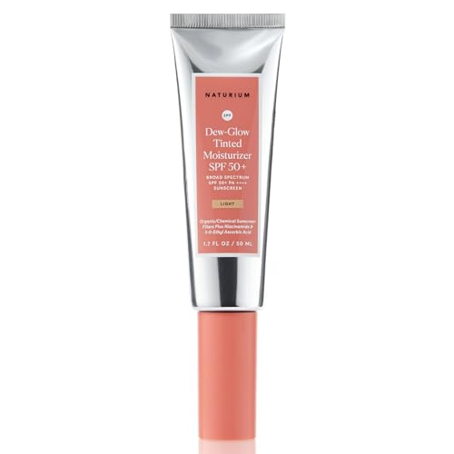Naturium Dew-Glow Tinted Moisturizer SPF 50+ Light - Daily Face Sunscreen & Primer 1.7 oz Variation of THIS listing