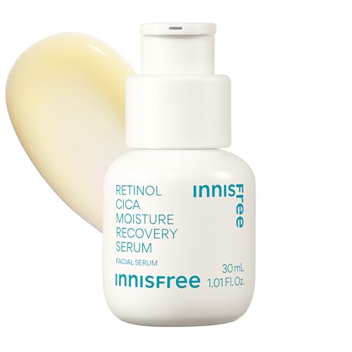 Innisfree Retinol Cica Serum with Salicylic Acid for Sensitive Skin, Hydrating & Smoothing