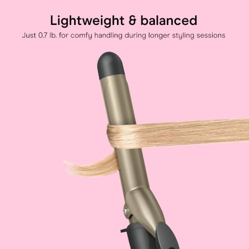 INFINITIPRO Conair 1-Inch Ceramic Curling Iron with Adjustable Heat
