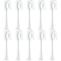 Replacement Toothbrush Heads for Tao Clean Electric Toothbrush - White - Pack of 10