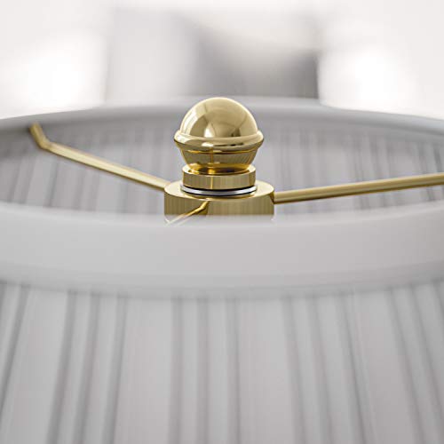 Polished Brass Desk Lamp with Adjustable Swing Arm - Traditional Style, 16 Inch
