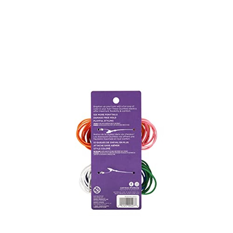 Goody Girls Ouchless Elastics, 2 mm, 72 Count (Pack of 3)