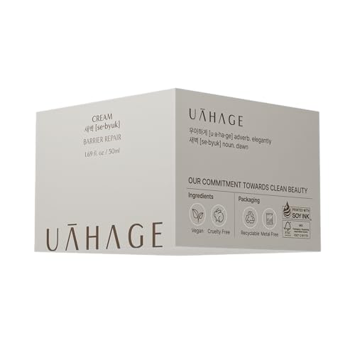Sebyuk Cream Barrier Repair - Long-Lasting Hydration, Vegan Korean Skincare with Ceramide, Cholesterol, Shea Butter, Niacinamide, Panthenol, Squalane (50ml / 1.69 fl.oz)