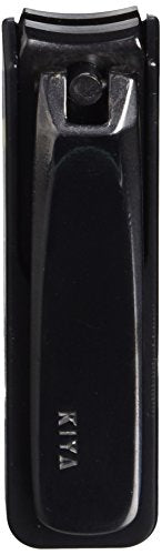Kiya Black Steel Nail Clipper for Manicure & Pedicure - Japan Quality