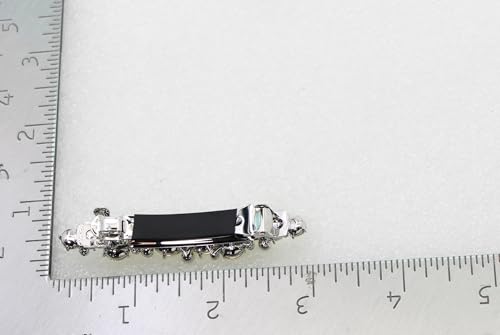 Faship Peridot Green Floral Hair Barrette Clip Small Bridal Hair Jewelry