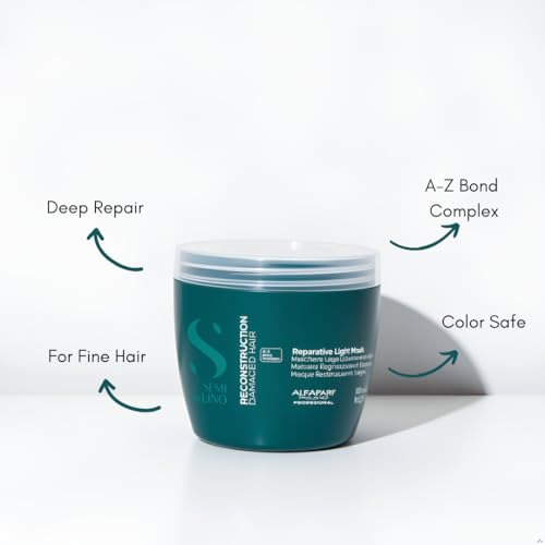 Semi di Lino Light Bond Repair Hair Mask - 17.2 oz Deep Conditioning for Damaged Hair