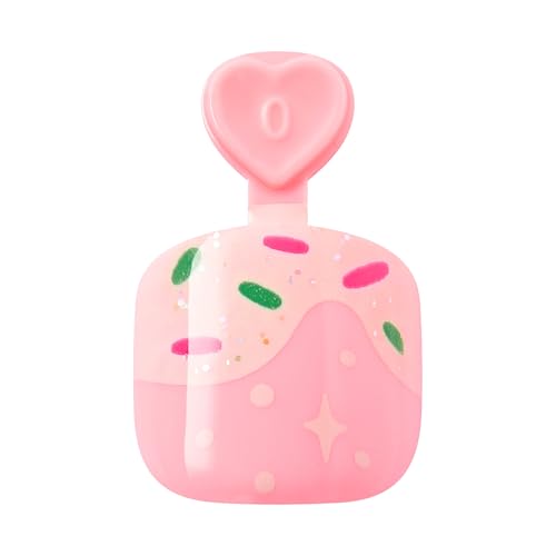 KISS imPRESS MINI Holiday Press On Nails for Kids, ¡®Frostsnow¡¯, Pink, Child Size, Squoval Shaped, Mess-Free, Mom Approved, Non-Toxic, Breakaway Application Tabs, Nail File, 20 Fake Nails
