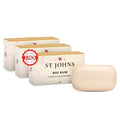 Bay Rum Soap Bar - 7 oz Triple-Milled Men's Body & Pre-Shave Soap - Pack of 3