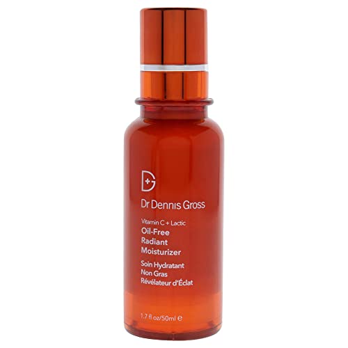 Oil-Free Vitamin C Lactic Acid Moisturizer for Radiant Skin - 1.7 oz