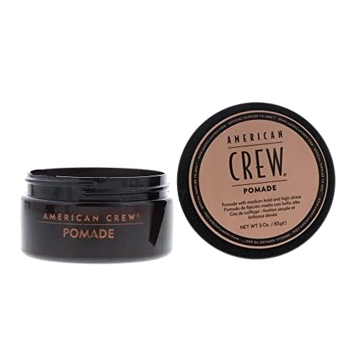 Men's Hair Pomade by American Crew, Medium Hold with High Shine, 3 Oz (Pack of 2)