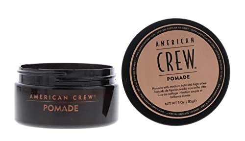 Men's Water-Based Hair Pomade, Medium Hold & High Shine - 3 Oz Pack of 2