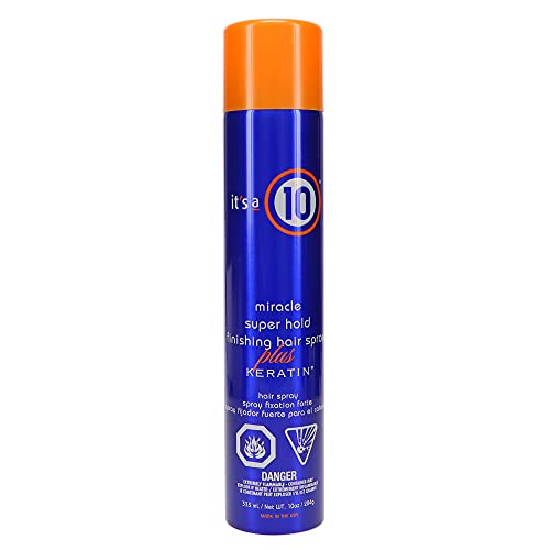 It's a 10 Miracle Super Hold Hair Spray with Keratin - Unscented, 10 oz Pack of 2