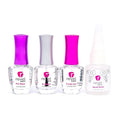 Revel Nail Dip Powder Liquid Set - Base Coat, Activator, Finish Gel & Thinner - Dip Liquid Kit