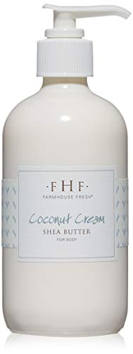 FarmHouse Fresh Coconut Shea Body Lotion - Moisturizing Cream with Shea & Jojoba, 8 Fl Oz - Pack of 1