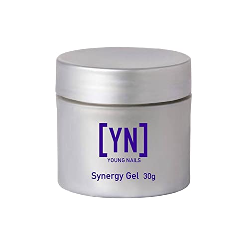 Young Nails Synergy Gel System Clear, 30g Hard Builder Gel, Strong Adhesion