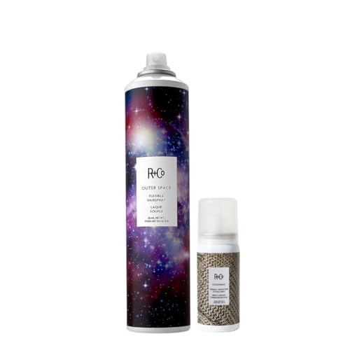 R+Co Outer Space Flexible Hairspray 9.5 oz - Lightweight, Buildup-Free Styling