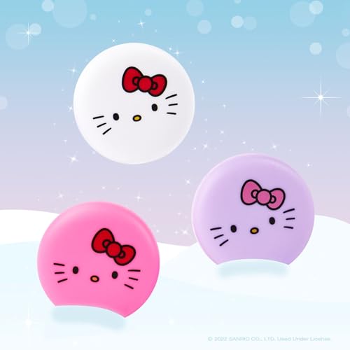 The Cr?me Shop x Hello Kitty Holiday Kisses Lip Balm Trio - Moisturizing Lip Balm for Dry Lips, Vitamin E and Shea Butter, Stocking Stuffers (Strawberry Cheer, Mint Cr?me & Sugar Cookie)