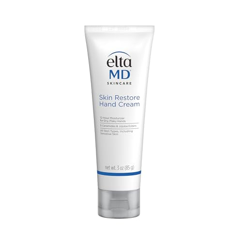 EltaMD So Silky Hand Creme with Ceramides & Vitamin E for Dry Hands, Fragrance-Free 3 oz