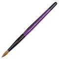 Nail Art Brush - Kolinsky Hair Acrylic Nail Brush Size 8 - Purple Wood Handle
