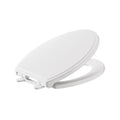 American Standard White Elongated Toilet Seat Soft Close with Antimicrobial Surface - Front Variation