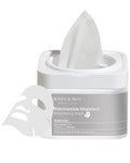 Niacinamide Vitamin C Daily Sheet Mask Set - 30 Sheets with Tweezers - Brightening & Hydrating