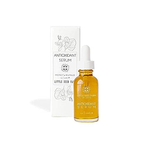 Little Seed Farm Serum Bundle - Antioxidant + Elasticity - Skin Toning and Firming Serums - Facial Serums for Dry & Aging Skin