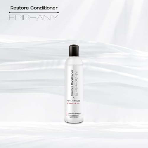 Epiphany Restore Conditioner with Argan & Marula Oils – 8.4 fl oz, pH Balanced, Color Safe