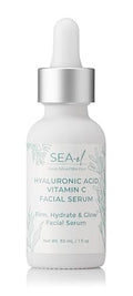 Sea-El Hyaluronic Acid & Vitamin C Face Serum - Hydrating Anti-Aging Moisturizer for All Skin Types - 1 Fl Oz