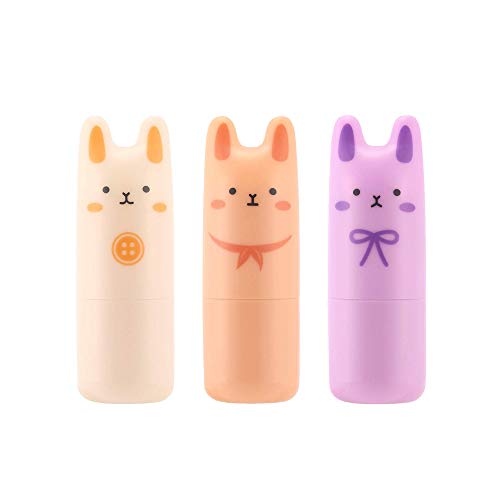 Pocket Bunny Perfume Set - 3 Solid Fragrance Sticks for Women, Travel-Friendly, Long-Lasting