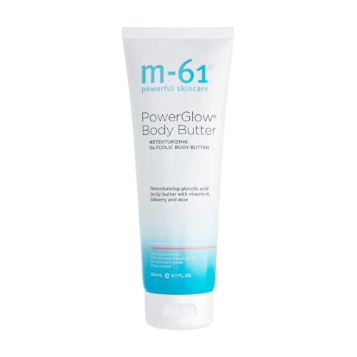 m-61 PowerGlow Body Butter - Smoothing and retexturizing body butter with glycolic, vitamin K and aloe.