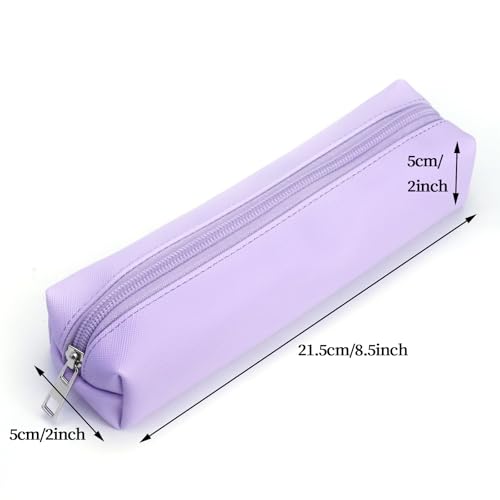 Travel Makeup Bags Set, 3-Piece Large Toiletry Organizer, Multi-Size Cosmetic Bags with Zipper (Purple)
