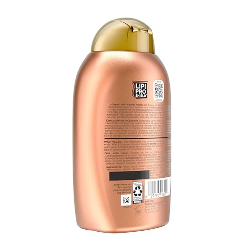 Ever Straightening + Brazilian Keratin Therapy Hair-Smoothing Conditioner with Coconut Oil, Cocoa Butter & Avocado Oil, Paraben-Free, Sulfate-Free Surfactants