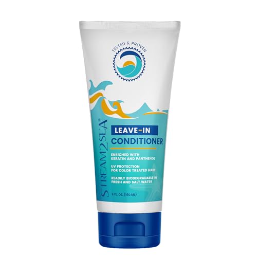 Leave-In Hair Conditioner 6 Fl Oz - Detangles, Moisturizes & UV Protects - Reef Safe, Paraben & Sulfate Free
