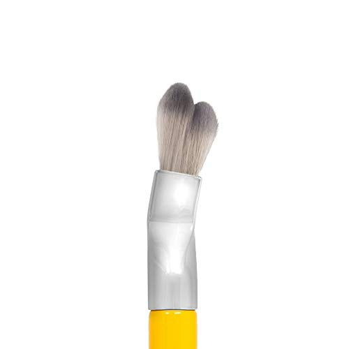 Professional Makeup Brush - Large Slanted Double Dome Blender, Vegan Synthetic Fibers