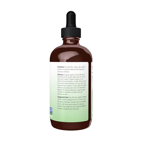 Organic Argan Oil 4 Fl Oz - Multi-Purpose Skin, Hair & Nail Moisturizer - Gold of Morocco