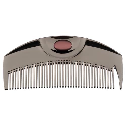 LOVECHROME Tsuki Premium Anti-Static Travel Comb - Black, Hand-Finished Japanese Craftsmanship