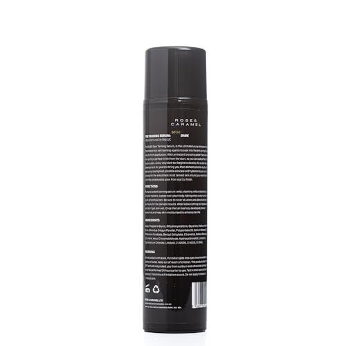 Rose & Caramel So So Dark Self Tanning Serum Ultra Dark Self Tanner 5.07 Fl Oz (150ml)
