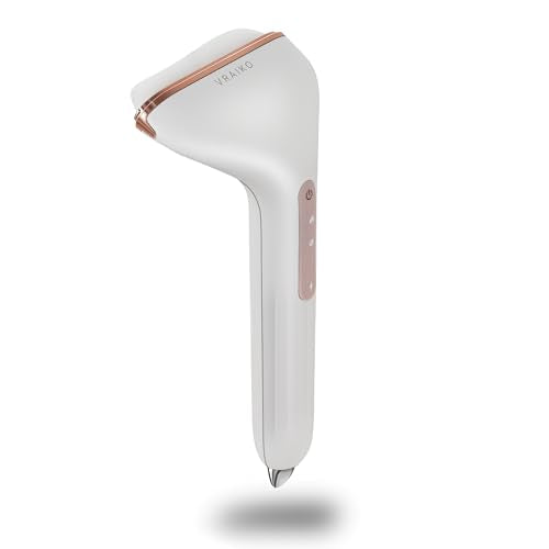 VRAIKO Aurora-X Handheld Gua Sha Device, White Jade Neck Face Massager with Thermal, Vibration and Acupressure Tail, for Face Sculpting Anti-Aging and Relaxation at Home