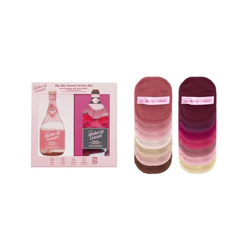 The Original MakeUp Eraser, 7-Day Set, Erase All Makeup With Just Water, Including Waterproof Mascara, Eyeliner, Foundation, Lipstick, Sunscreen, and More!, 7ct.