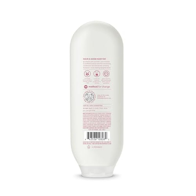 Method Volumizing Conditioner, Pure Peace with Rose, Peony, and Pink Sea Salt Scent Notes, Paraben and Sulfate Free, 13.5 oz (Pack of 1)