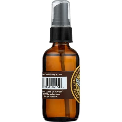 Sweet Comb Chicago Essential Beard Oil: Great for Moisturizing Men's Beards, Mustaches and Skin, Great Gift for the Bearded Man in Your Life, Birthday, Christmas