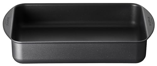 Scanpan Classic Roasting Pan 3.25 Qt with Rack - 13.5" x 8.75" Nonstick, Oven Safe 500°F, Dishwasher Safe, Metal Utensil Safe (variation: without Rack)