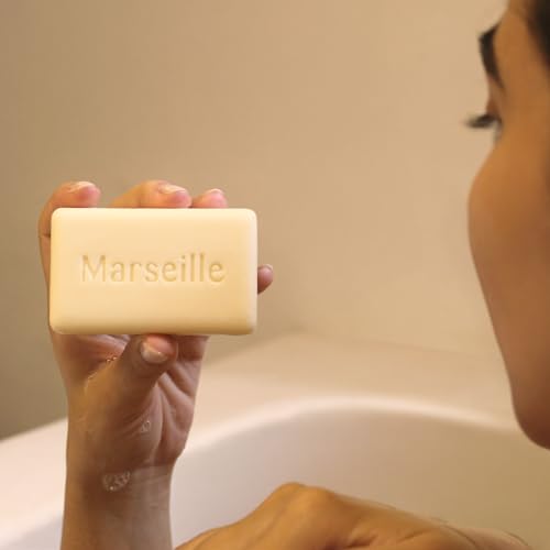 Hypoallergenic Unscented Bar Soap - 12 Pack, 3.5 Oz Each - Natural French-Milled Moisturizing Soap